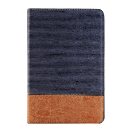 Cross & Sheepskin Texture Horizontal Flip Leather Case with Holder & Card Slots & Wallet for iPad Pro 12.9 inch(Dark Blue)-garmade.com