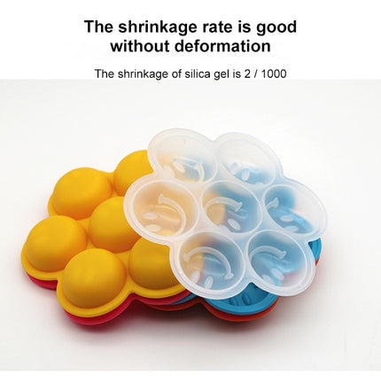 Smile Pattern Silicon Ice Cube Tray Ice Mold, Random Color Delivery-garmade.com