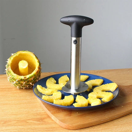 Pineapple Corer Slicer(Silver)-garmade.com