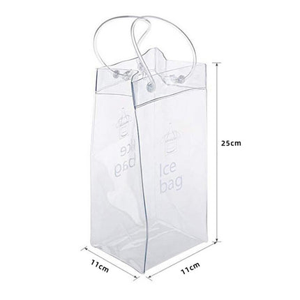 High Quality PVC Ice Bag for Wine(Transparent)-garmade.com