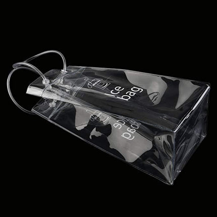 High Quality PVC Ice Bag for Wine(Transparent)-garmade.com