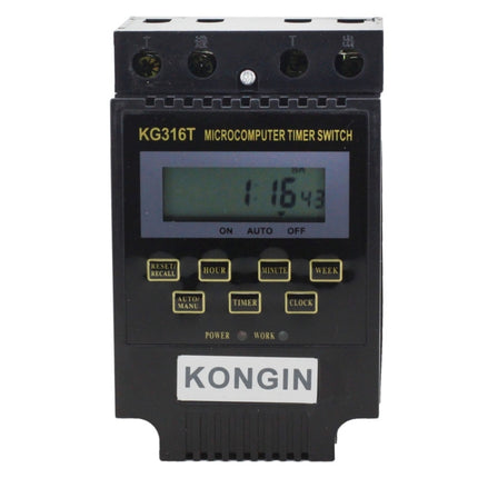KG316T 12V LCD Digital Display Microcomputer Timer Control Switch-garmade.com