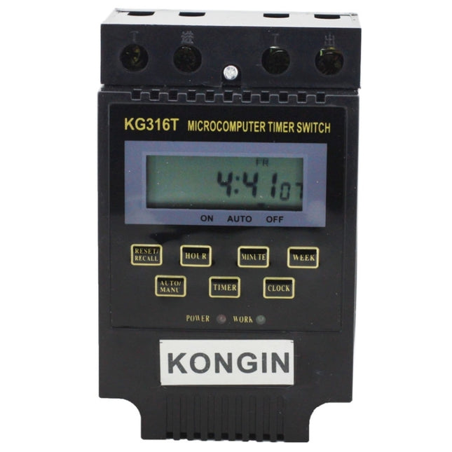 KG316T AC 220V LCD Digital Display Microcomputer Timer Control Switch-garmade.com