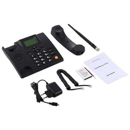 ZT600S 2.4 inch TFT Screen Fixed Wireless GSM Business Phone, Quad band: GSM 850/900/1800/1900Mhz(Black)-garmade.com