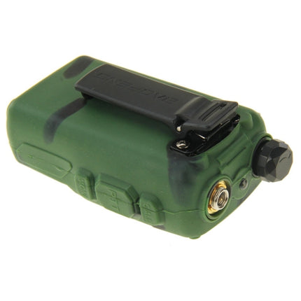 Pure Color Silicone Case for UV-5R Series Walkie Talkies(Green)-garmade.com