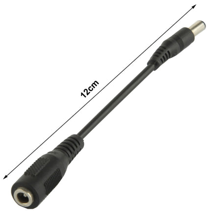 5.5 x 2.5mm Male to 3.5mm Female DC Plug Adapter, Length: 12cm-garmade.com