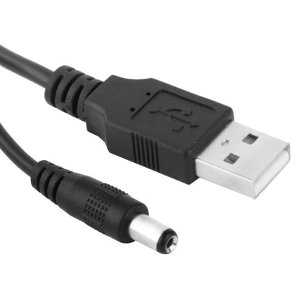 USB Male to DC 5.5 x 2.1mm Power Cable, Length: 1m-garmade.com