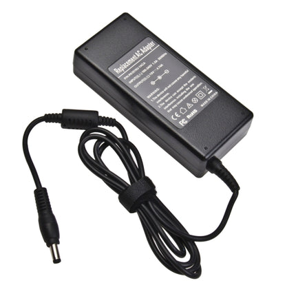 PA-1750-04 19V 4.74A Mini AC Adapter for Acer / HP / Asus / Toshiba Laptop, Output Tips: 5.5mm x 2.5mm(Black)-garmade.com