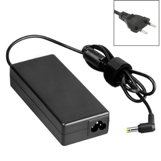 EU Plug AC Adapter 19V 4.74A 90W for HP COMPAQ Notebook, Output Tips: 5.5 x 2.5mm-garmade.com