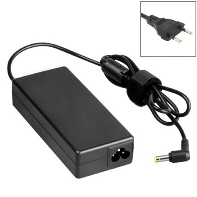 EU Plug AC Adapter 19V 4.74A 90W for HP COMPAQ Notebook, Output Tips: 5.5 x 2.5mm-garmade.com