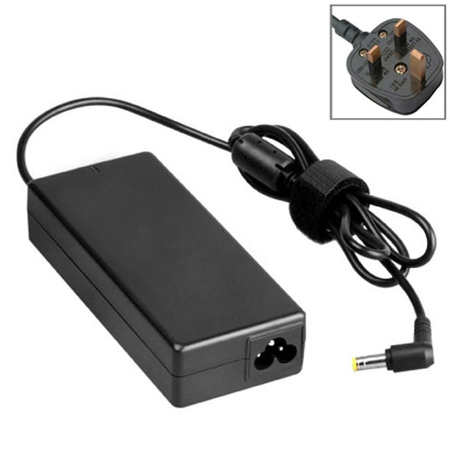 UK Plug AC Adapter 19V 4.74A 90W for HP COMPAQ Notebook, Output Tips: 5.5 x 2.5mm-garmade.com