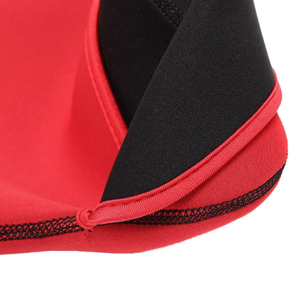 Solid 17.4 inch Sleeve Case Waterproof Bag (Red Black)-garmade.com