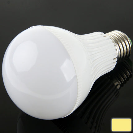 E27 7W Ball Steep Light Bulb, 25 LED SMD 2835, Warm White Light, AC 220V-garmade.com