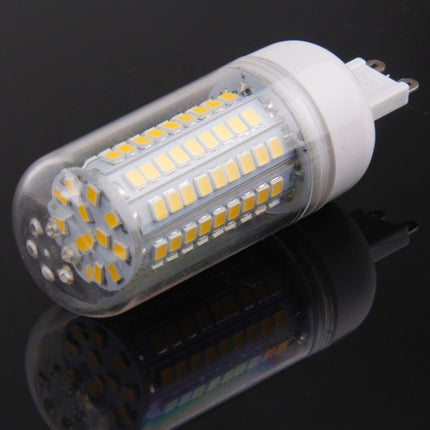 G9 8.0W Corn Light Lamp Bulb, 102 LED SMD 2835, Warm White Light, AC 220V, with Transparent Cover-garmade.com