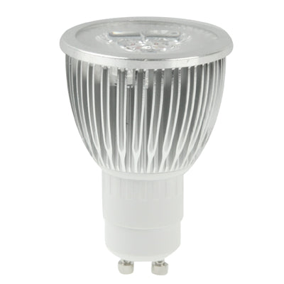 GU10 3W LED Spotlight Lamp Bulb, 3 LED, Adjustable Brightness, White Light, AC 220V-garmade.com