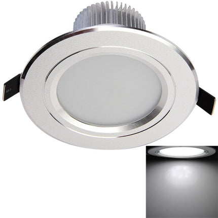 YouOKLight 6W 500LM Down Light Ceiling Lights Bulb, White Light 15 LED SMD 5630 with Power Driver, AC 85-265V, Hole Size: 75mm-garmade.com