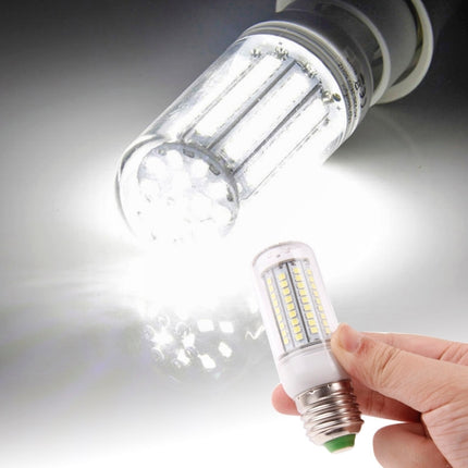 E27 8.0W 420LM Corn Light Lamp Bulb, 102 LED SMD 2835, White Light, AC 220V, with Transparent Cover-garmade.com