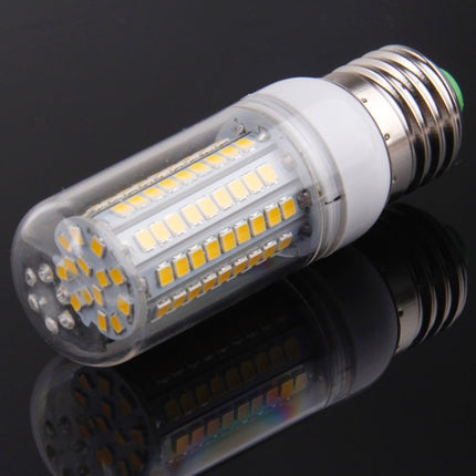 E27 8.0W 420LM Corn Light Lamp Bulb, 102 LED SMD 2835, Warm White Light, AC 220V, with Transparent Cover-garmade.com