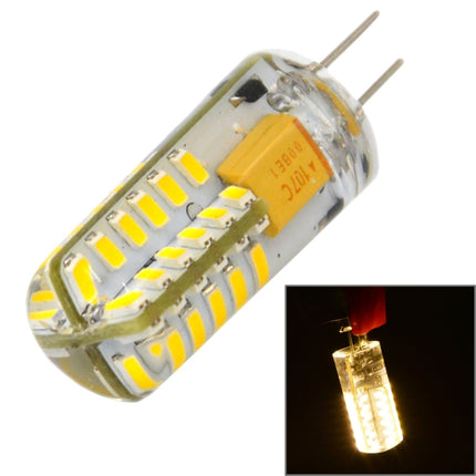 G4 3.5W 170LM Silicone Corn Light Bulb, 48 LED SMD 3014, Warm White Light, AC/DC 12V-garmade.com