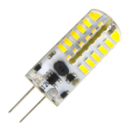 G4 3.5W 170LM Silicone Corn Light Bulb, 48 LED SMD 3014, White Light, AC/DC 12V-garmade.com