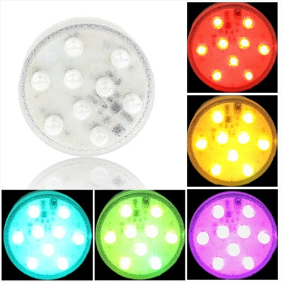 Multi Color Light Bulb, 9 LED, 13 Colors Light, with Remote Control(White)-garmade.com