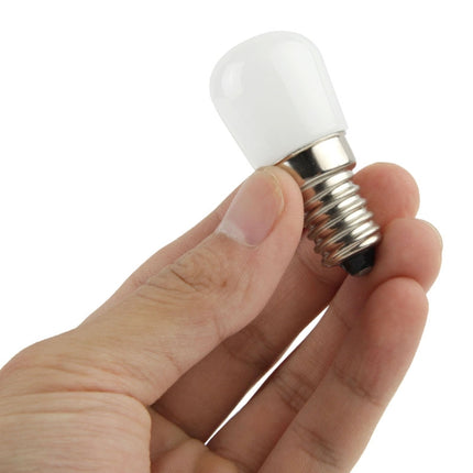 E12 2W Ball Steep Light Bulb, 100LM, 2800-3200K Warm White Light, AC 100-240V-garmade.com
