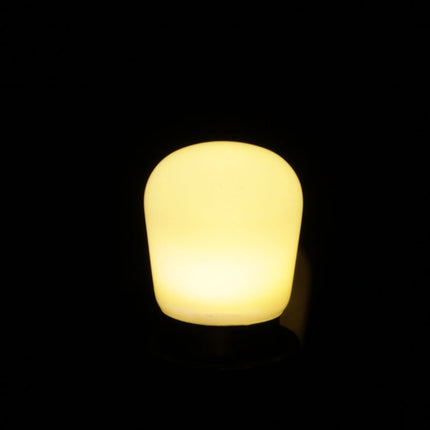 E12 2W Ball Steep Light Bulb, 100LM, 2800-3200K Warm White Light, AC 100-240V-garmade.com
