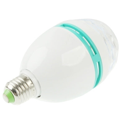 E27 3W Colorful Light LED Light Bulb, Rotating Lamp, 240lm, AC 85-260V-garmade.com