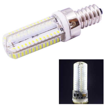 E14 4W 240-260LM Corn Light Bulb, 104 LED SMD 3014, White Light, AC 220V-garmade.com