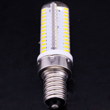 E14 4W 240-260LM Corn Light Bulb, 104 LED SMD 3014, Warm White Light, AC 220V-garmade.com
