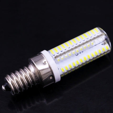 E14 4W 240-260LM Corn Light Bulb, 104 LED SMD 3014, White Light, AC 220V-garmade.com