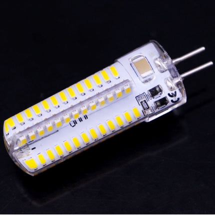 G4 4W 240-260LM Corn Light Bulb, 104 LED SMD 3014, Warm White Light, AC 220V-garmade.com