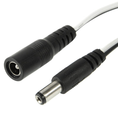5.5 x 2.1mm DC Power Extension Cable for LED Light Controller, Length: 40cm-garmade.com