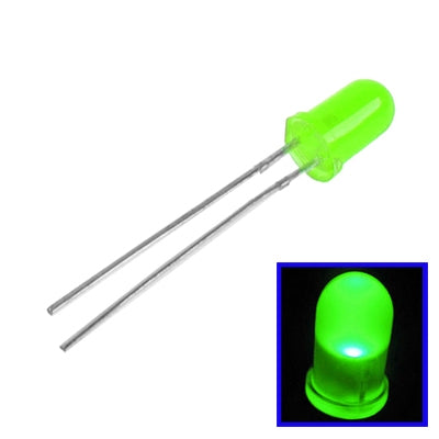 1000 PCS 3mm Green Light Round LED Lamp(Green)-garmade.com