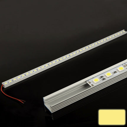 8.5W Aluminum Light Bar with Square Holder, 36 LED 5050 SMD, Warm White Light-garmade.com