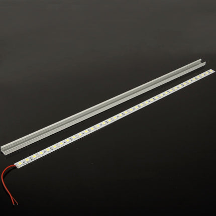 8.5W Aluminum Light Bar with Square Holder, 36 LED 5050 SMD, White Light, Length: 50cm-garmade.com