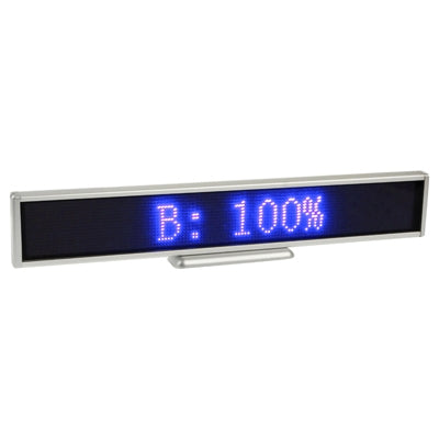 Programmable LED Moving Scrolling Message Display Sign Indoor Board, Display Resolution: 128 x 16 Pixels, Length: 41cm-garmade.com