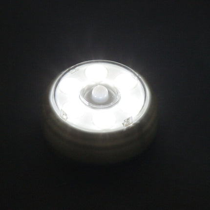 L0606 Infrared Sensor Auto PIR Light Lamp, 6 LED Light for Walkways, Hallways, Stairs, Cabinets-garmade.com