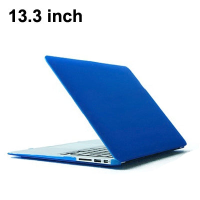 For MacBook Air 13.3 inch A1466 2012-2017 / A1369 2010-2012 Laptop Crystal Hard Protective Case(Dark Blue)-garmade.com