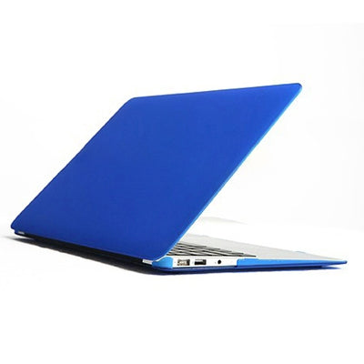 For MacBook Air 13.3 inch A1466 2012-2017 / A1369 2010-2012 Laptop Crystal Hard Protective Case(Dark Blue)-garmade.com