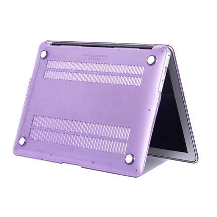 For MacBook Air 13.3 inch A1466 2012-2017 / A1369 2010-2012 Laptop Crystal Hard Protective Case(Purple)-garmade.com