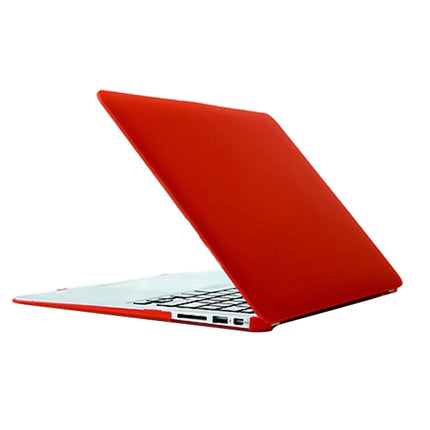 For MacBook Air 13.3 inch A1466 2012-2017 / A1369 2010-2012 Laptop Crystal Hard Protective Case(Red)-garmade.com
