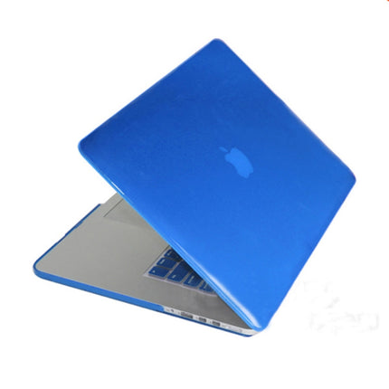Crystal Hard Protective Case for Macbook Pro Retina 13.3 inch A1425(Blue)-garmade.com