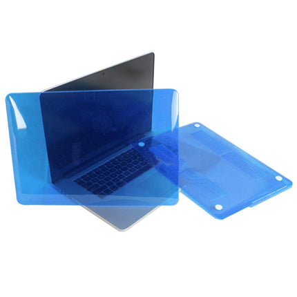 Crystal Hard Protective Case for Macbook Pro Retina 13.3 inch A1425(Blue)-garmade.com