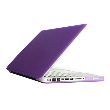 Frosted Hard Plastic Protection Case for Macbook Pro 13.3 inch(Purple)-garmade.com