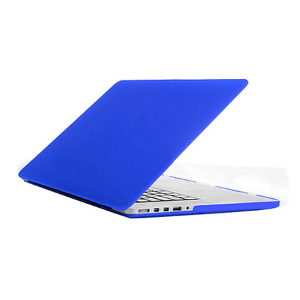 Laptop Frosted Hard Plastic Protection Case for Macbook Pro Retina 13.3 inch(Blue)-garmade.com