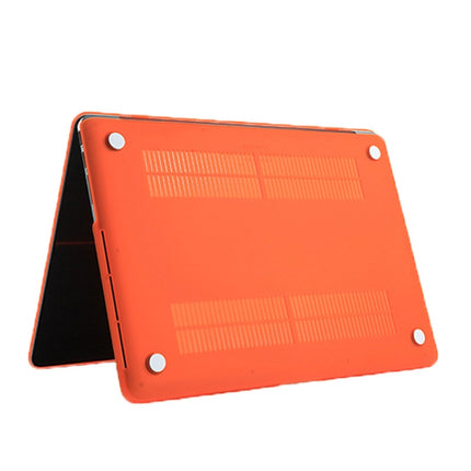 Laptop Frosted Hard Plastic Protection Case for Macbook Pro Retina 13.3 inch(Orange)-garmade.com