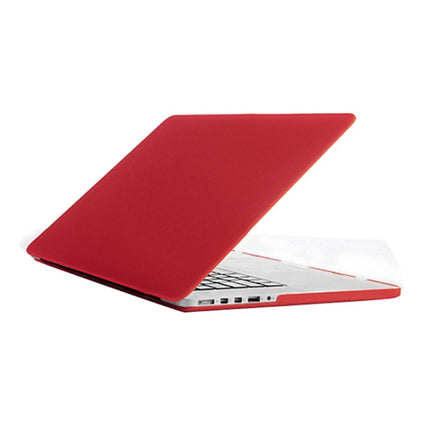 Laptop Frosted Hard Plastic Protection Case for Macbook Pro Retina 13.3 inch(Red)-garmade.com