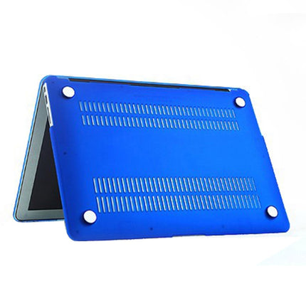 For MacBook Air 13.3 inch A1466 2012-2017 / A1369 2010-2012 Laptop Frosted Hard Plastic Protective Case(Blue)-garmade.com