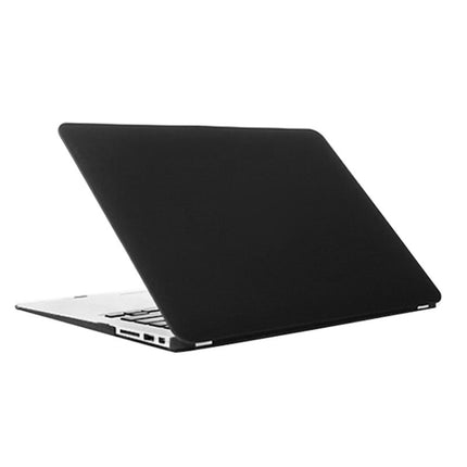 For MacBook Air 13.3 inch A1466 2012-2017 / A1369 2010-2012 Laptop Frosted Hard Plastic Protective Case(Black)-garmade.com